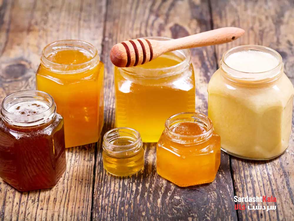 Important properties of honey انواع عسل